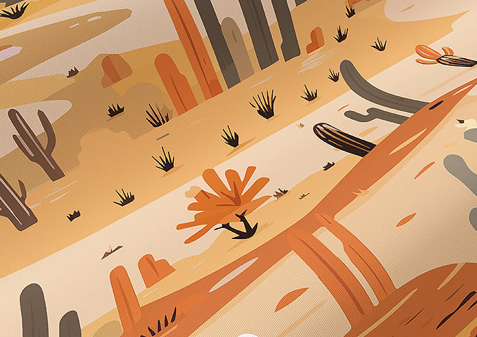 Wild West, Sunset - Twist&Fit Roller Blind - Image 4